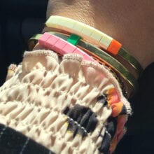 BAEKKE perler pink og orange