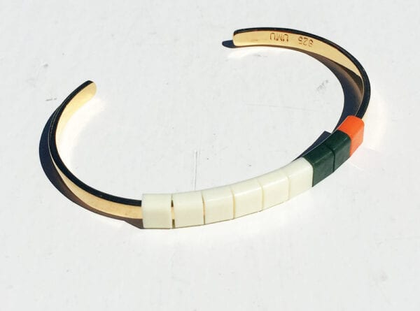 bracelet-ivory-army-orange Armbånd elfenben army orange