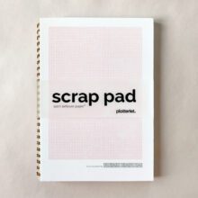 Scrap pad notesbog Cross my heart PINK Scrap pad notesbog Cross my heart PINK