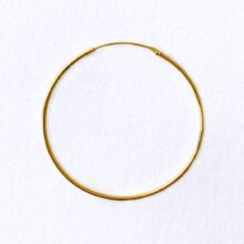 Hoop 40 mm guldbelagt messing