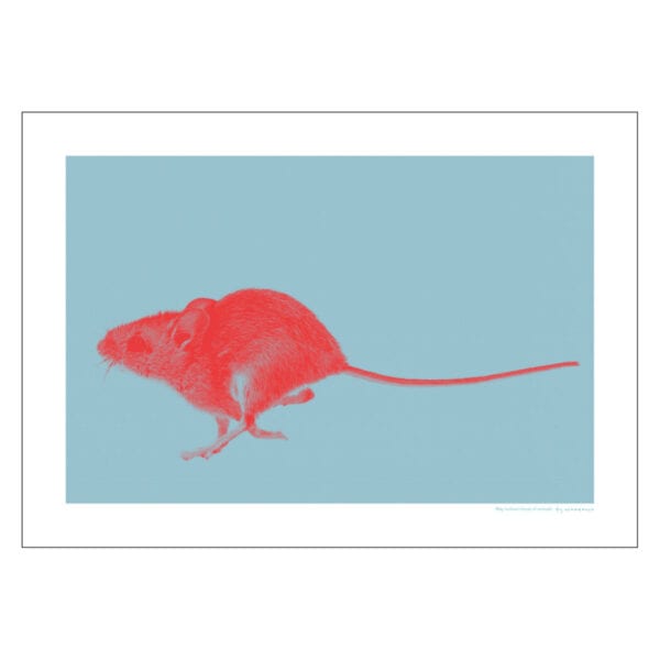 May contain traces of animals_mouse_plakat_A3